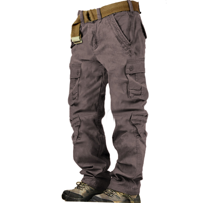 Men's Multi-pocket Outdoor Cotton Cargo Pants