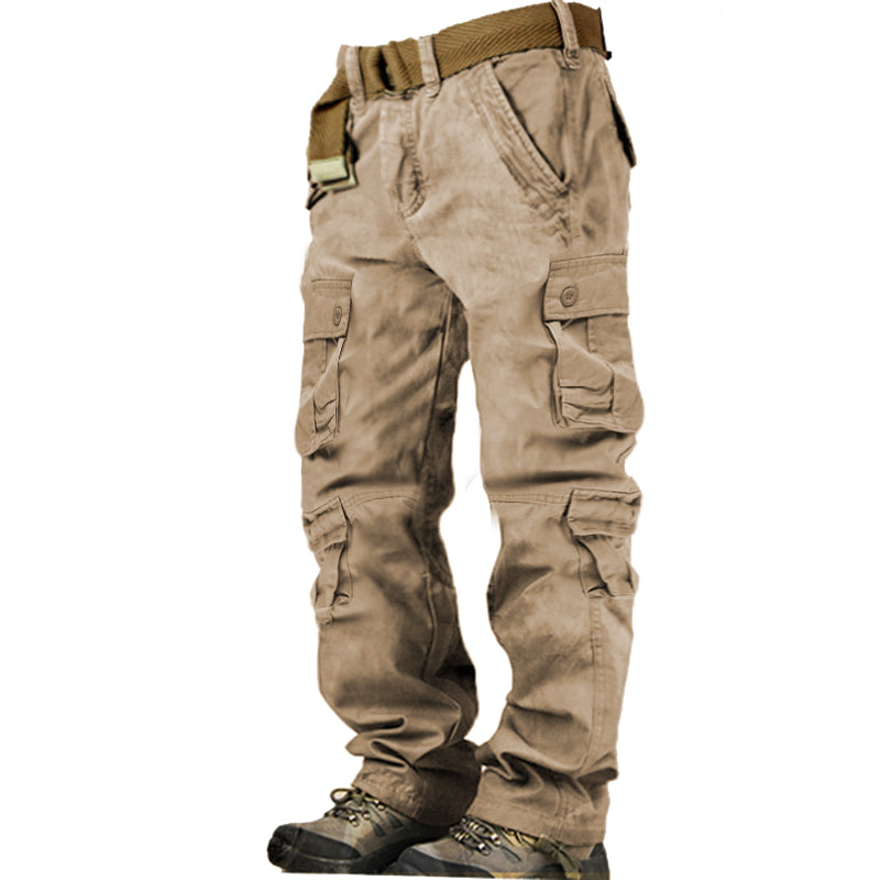 Men's Multi-pocket Outdoor Cotton Cargo Pants