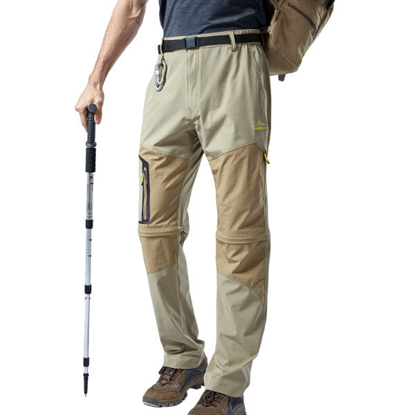 Stretch Convertible Quick Dry Zip Off Pants