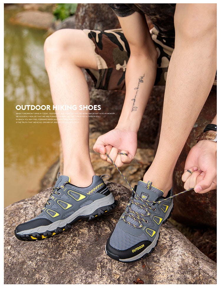 Men's Soft Non-Slip Breathable Outdoor Hiking Shoes