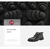Men's Soft And Breathable Mid-high Anti-skid Retro Boots Tooling Shoes