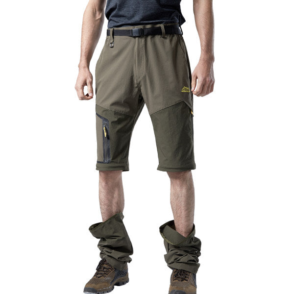 Stretch Convertible Quick Dry Zip Off Pants