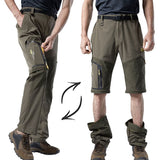 Stretch Convertible Quick Dry Zip Off Pants