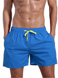 Solid Pockets Casual Beach Shorts