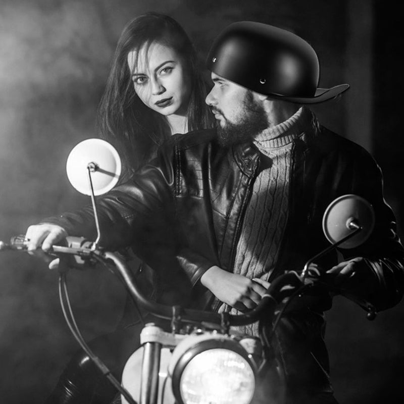 Retro Baseball Motorcycle Helmet Cap Helmet