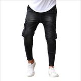 Men's Denim Durable Multi-Pocket Work Pants