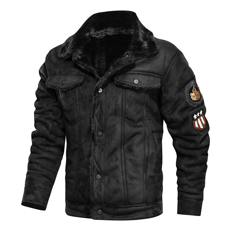 Men's Motorcycle Air Force Faux Leather Jacket