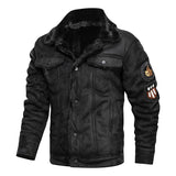 Men's Motorcycle Air Force Faux Leather Jacket