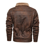 Men's Motorcycle Air Force Faux Leather Jacket