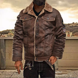 Men's Motorcycle Air Force Faux Leather Jacket