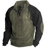 Men's Outdoor Waterproof Stand Collar Long Sleeve Sweater