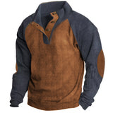 Men's Outdoor Waterproof Stand Collar Long Sleeve Sweater