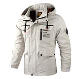 Men's Outdoor Zip Pocket Casual Jacket Coat