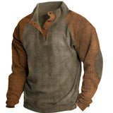 Men's Outdoor Waterproof Stand Collar Long Sleeve Sweater