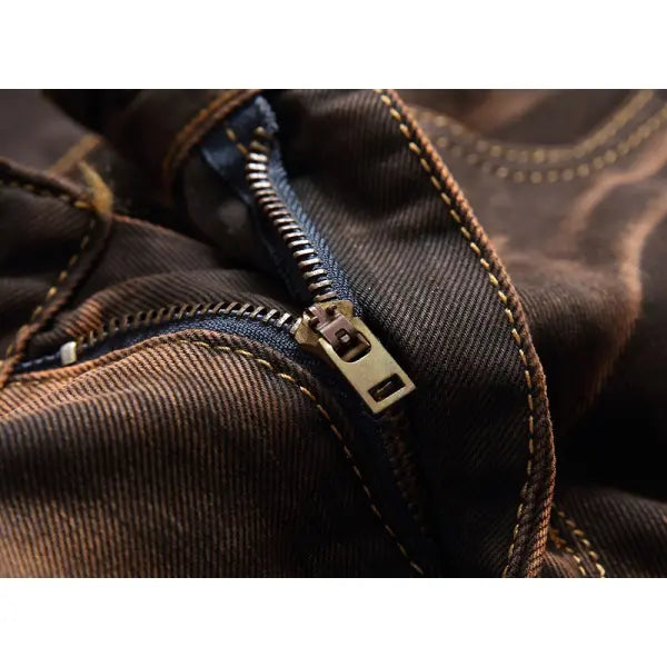 Men's Vintage Distressed Washed Jeans