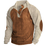 Men's Outdoor Waterproof Stand Collar Long Sleeve Sweater