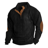 Men's Outdoor Waterproof Stand Collar Long Sleeve Sweater