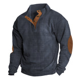 Men's Outdoor Waterproof Stand Collar Long Sleeve Sweater