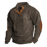 Men's Outdoor Waterproof Stand Collar Long Sleeve Sweater