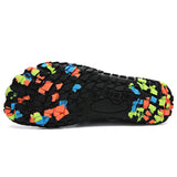 Men Outdoor Exercise Water Shoes Wading Beach Gray green elastic band Sneakers