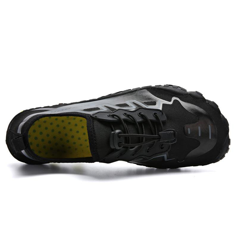 Men Outdoor Exercise Water Shoes Wading Beach Gray green elastic band Sneakers