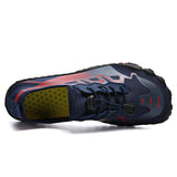 Men Outdoor Exercise Water Shoes Wading Beach Gray green elastic band Sneakers