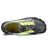 Men Outdoor Exercise Water Shoes Wading Beach Gray green elastic band Sneakers