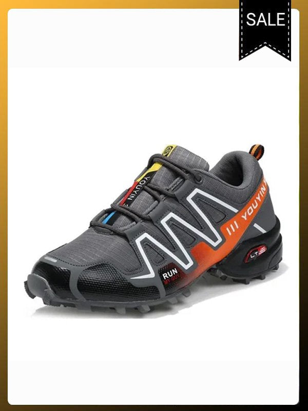 Men Hiking Shoes Non Slip Wear-Resistant Climbing Lightweight Walking Breathable Sneaker