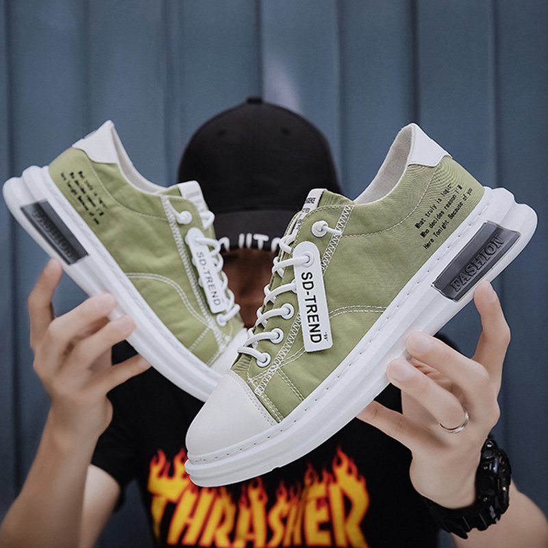 Men Daily Ice Silk Cloth Breathable Quick Drying Casual Sneakers