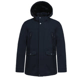 Fleece Detachable-hooded Weatherproof Extra Parka