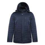 Satin Packable Built-in Thermometer Padded Winter Jacket