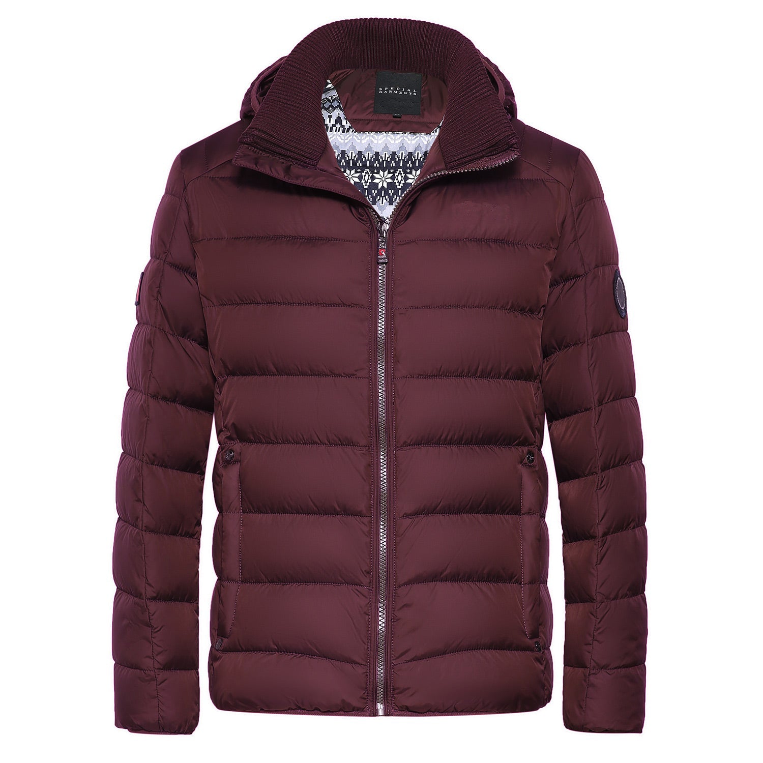 Ultra Hooded Logo Insulated Puffer Jacket(Regular&Plus Size)
