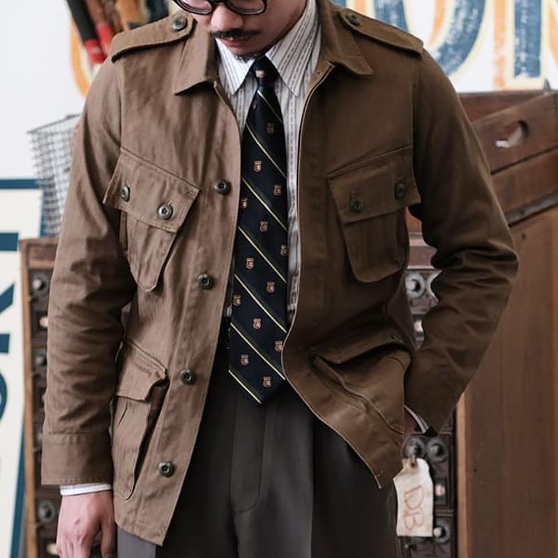Men's Vintage Jungle Fatigue Jacket