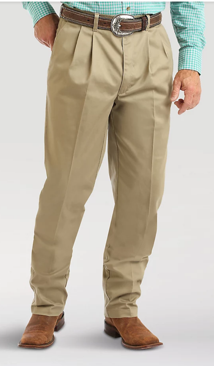 Men's Pleated Relaxed Fit Pants