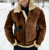 Men's Winter Warm Pocket Fleece Jacket