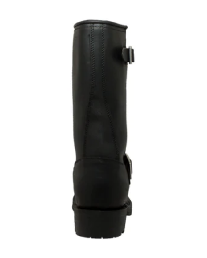 Men's Black Engineer Style - Soft Toe