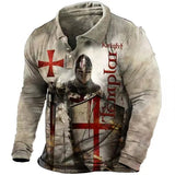 Men's Outdoor Long Sleeve Tactical Polo T-Shirt