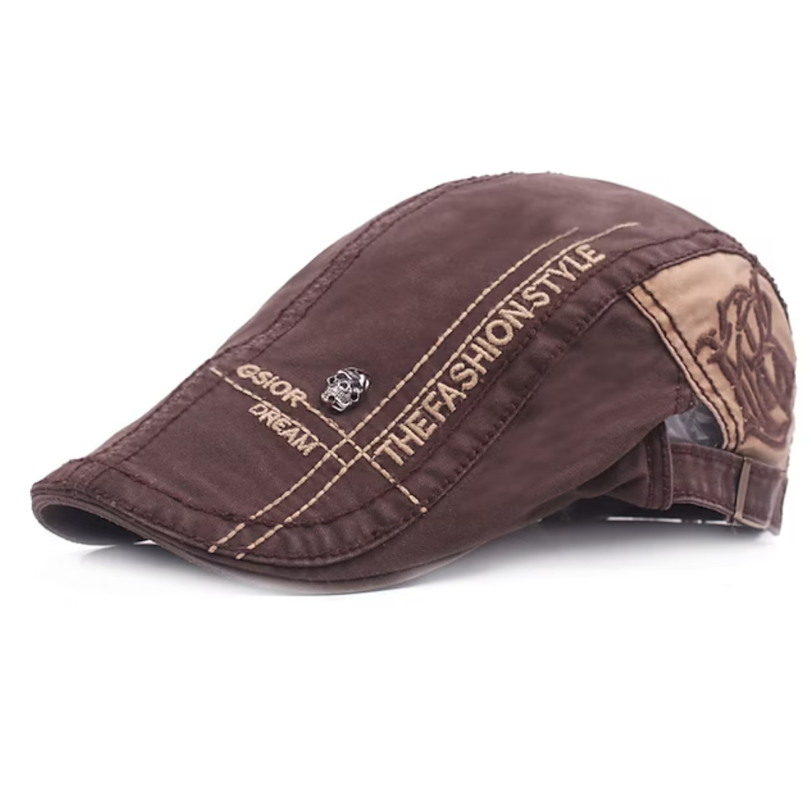 Men's Flat Cap Newsboy Cap Cabbie Cap Newsboy Hat Black Dark Navy Cotton 1920s Fashion Modern Contemporary Gentleman Outdoor clothing Casual Daily Letter Classic