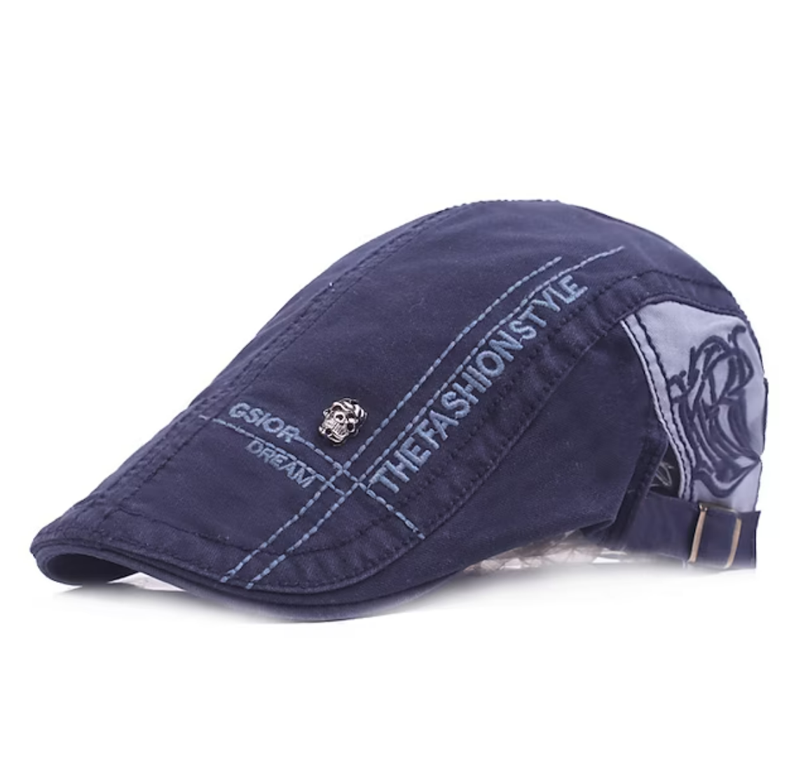 Men's Flat Cap Newsboy Cap Cabbie Cap Newsboy Hat Black Dark Navy Cotton 1920s Fashion Modern Contemporary Gentleman Outdoor clothing Casual Daily Letter Classic