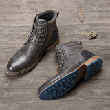 Urban Lace-up Motorcycle Boots