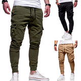 Men's Multi-Pocket Loose Straight-Leg Pants