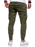 Men's Multi-Pocket Loose Straight-Leg Pants