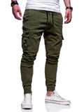 Men's Multi-Pocket Loose Straight-Leg Pants