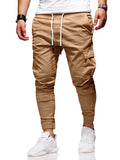 Men's Multi-Pocket Loose Straight-Leg Pants
