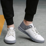 Men Chic Color Block Flat Heel Casual Shoes