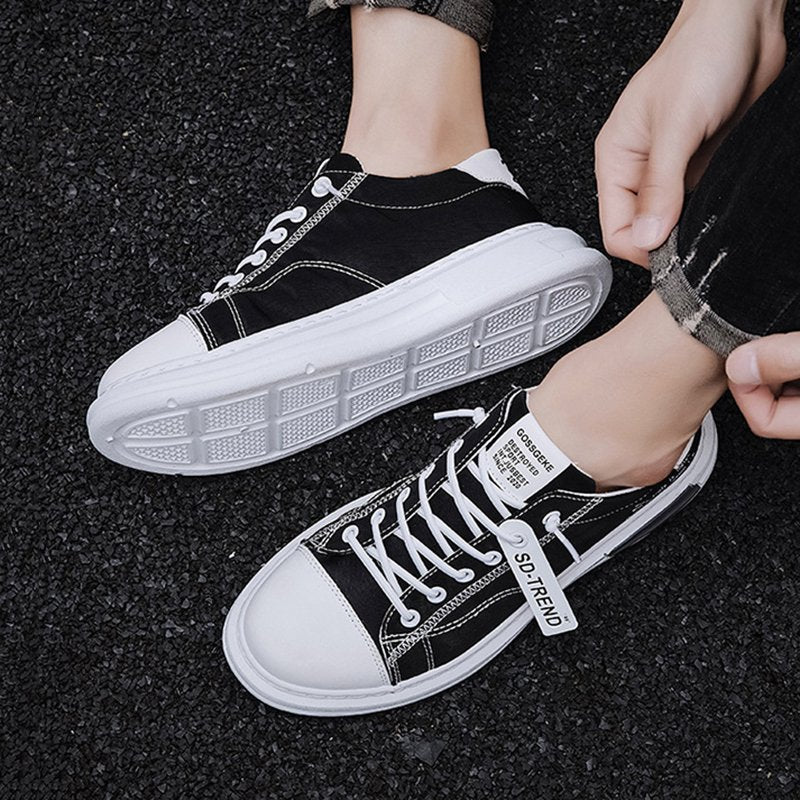Men Daily Ice Silk Cloth Breathable Quick Drying Casual Sneakers