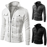 Men's Fashion Casual Side Zip Hoodie