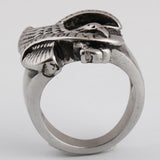 Live To Ride Eagle Biker Ring