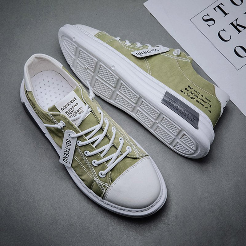 Men Daily Ice Silk Cloth Breathable Quick Drying Casual Sneakers