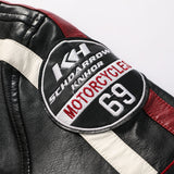 Racing Style Motorcycle Leather Jacket